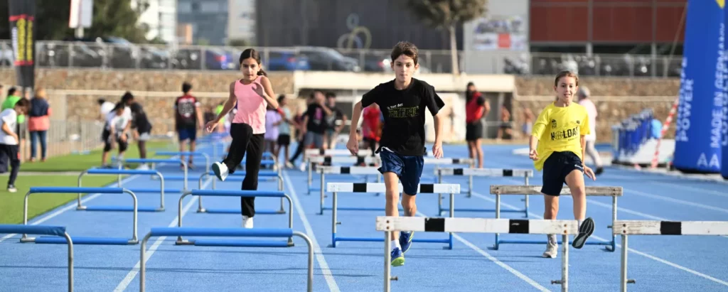 Prova de tanques atletisme escolar