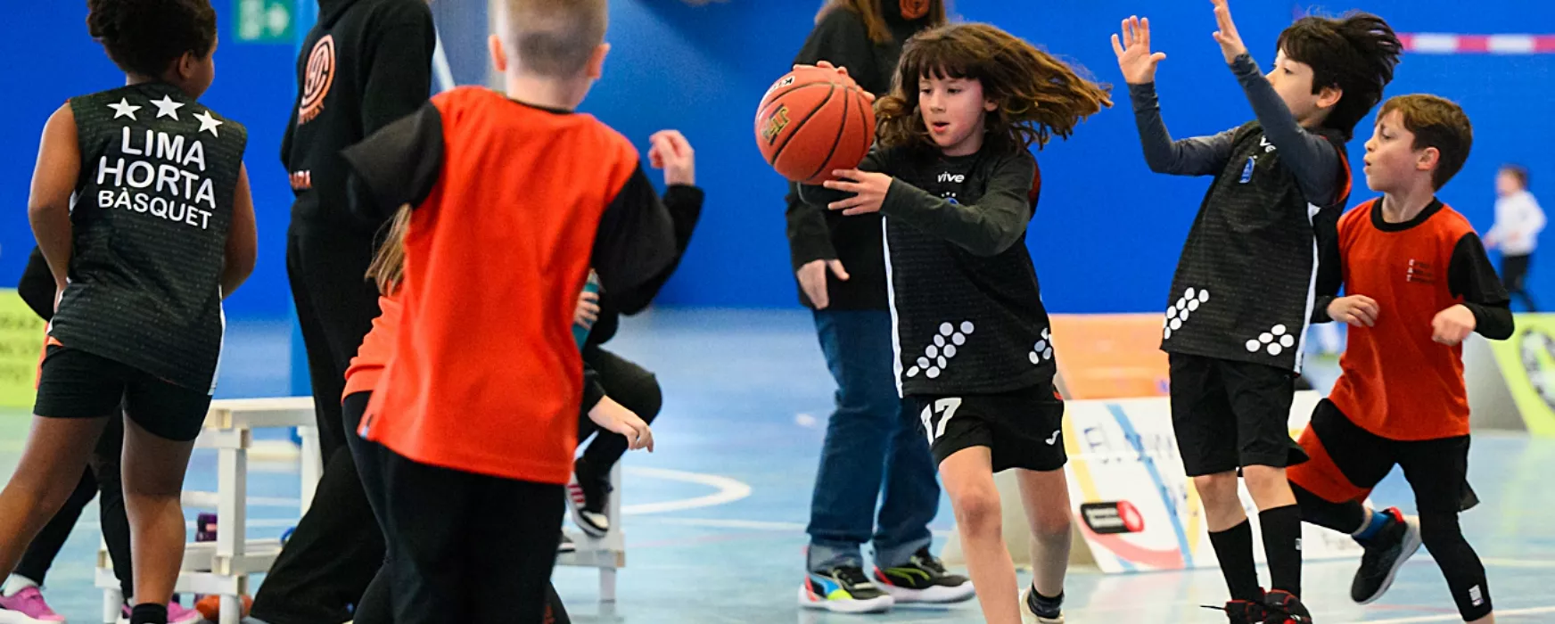 Partit de bĆ squet menuts CEEB