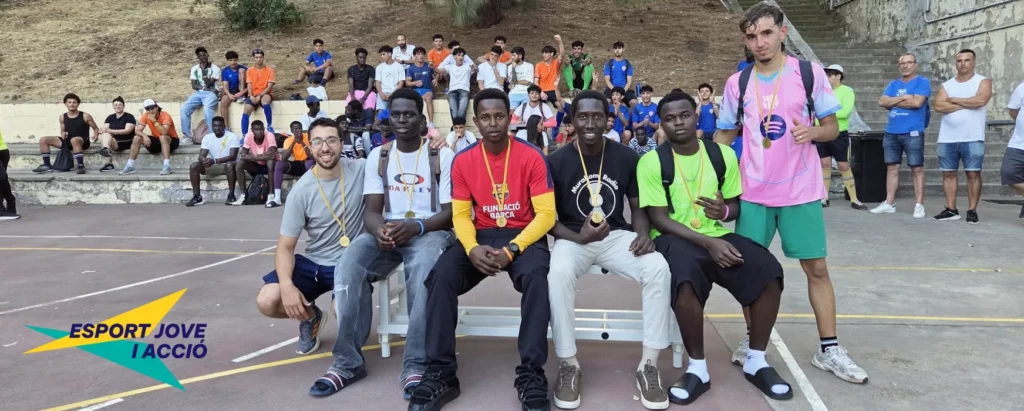 Equip Sport2live, guanyadors del premi del Semàfor dels Valors del CEEB.